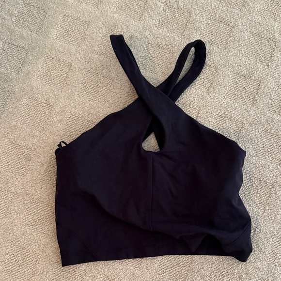 lululemon athletica Black Crop Top - Picture 1 of 2